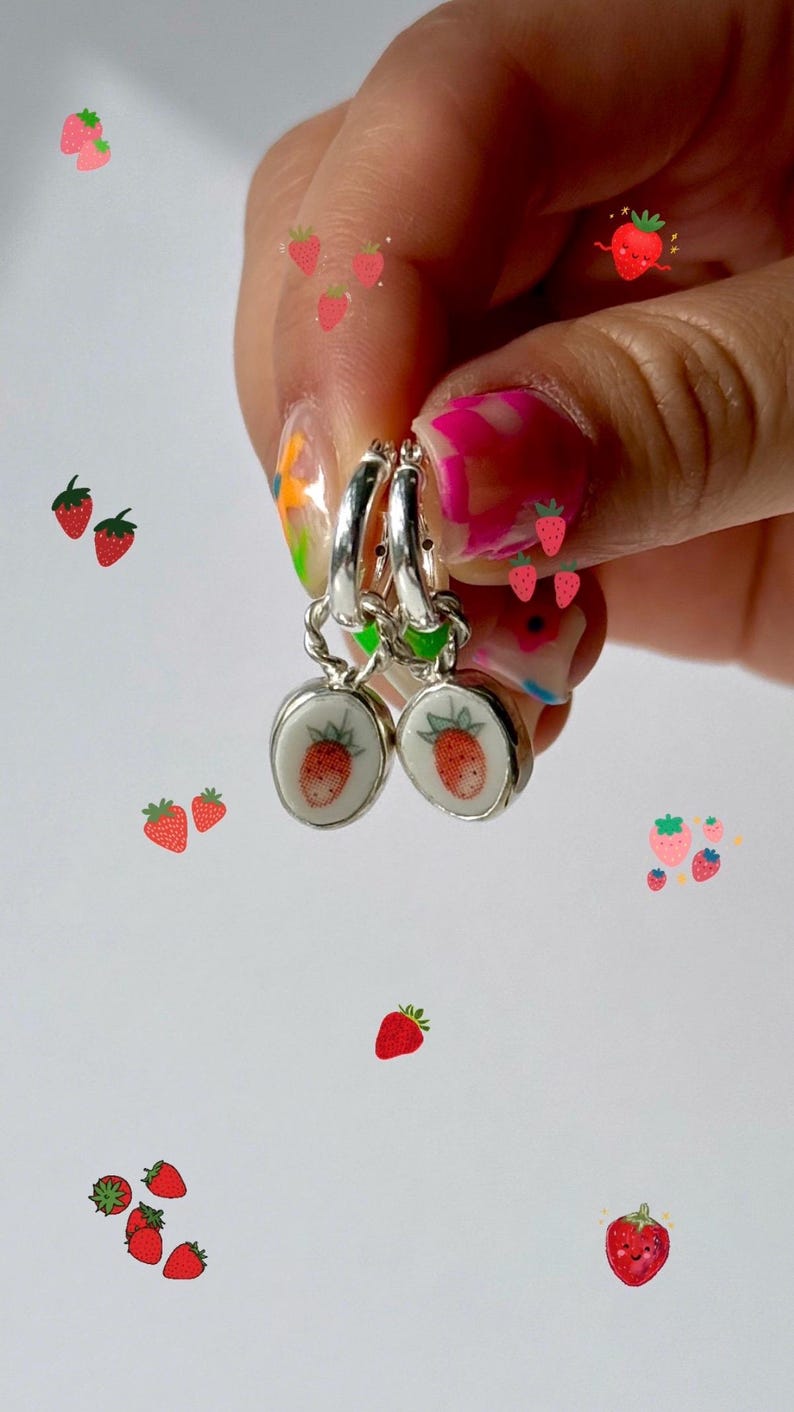 Wild Strawberry Hoops image 0
