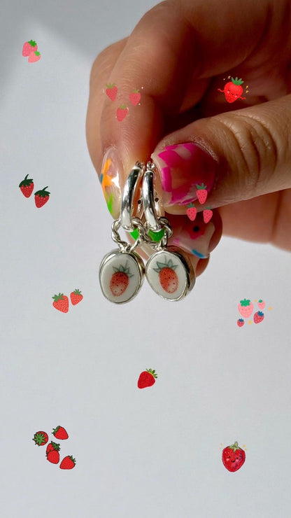 Wild Strawberry Hoops image 0